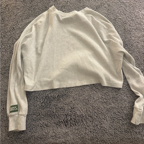 Daily Drills Gray Long Sleeve Tee - Picture 2 of 2